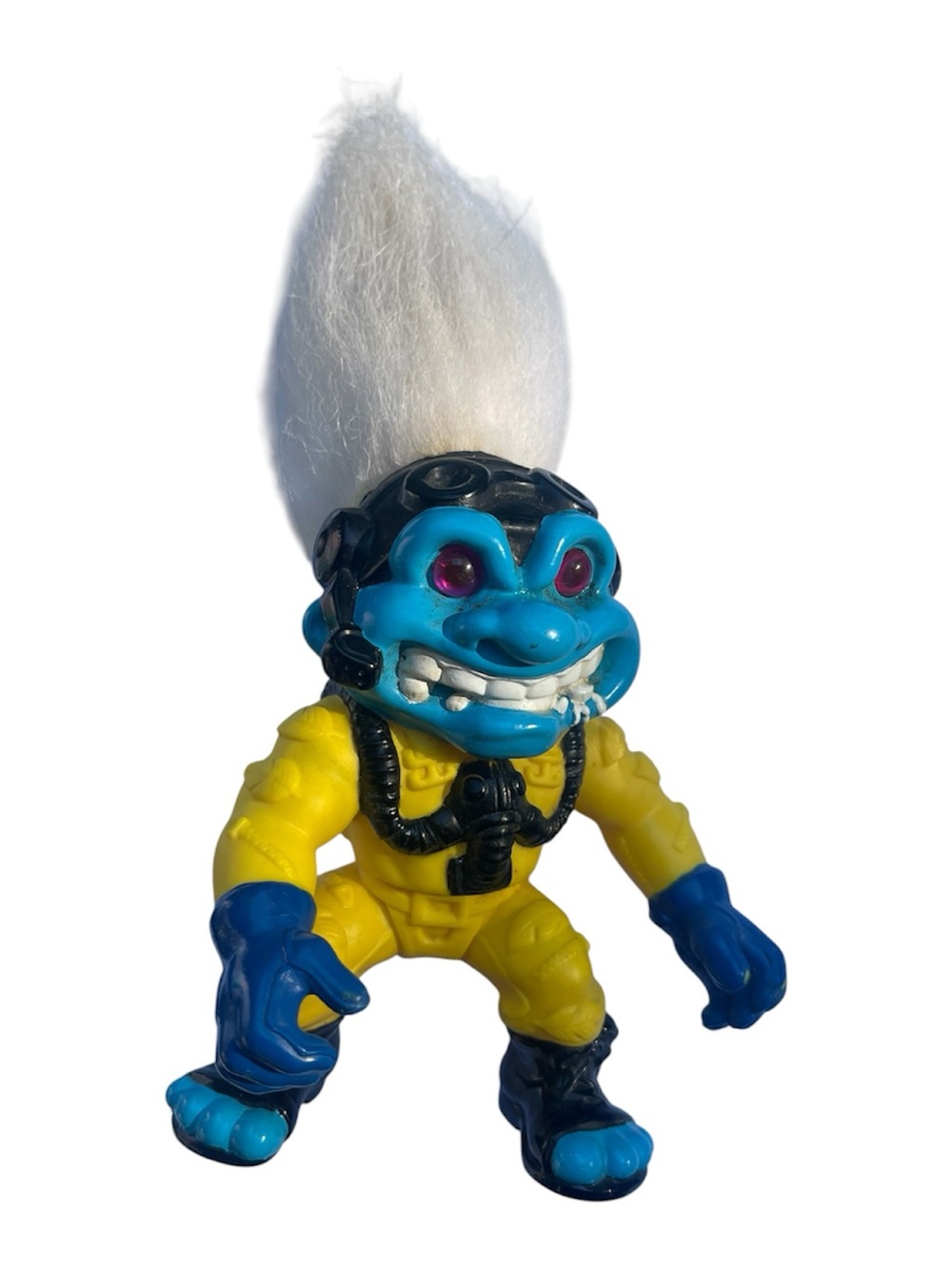 1992 Hasbro "Ace" Battle Troll action figure. Vintage 90s Troll Doll Toy